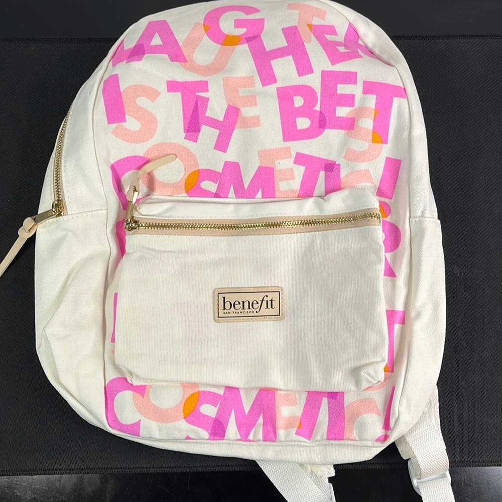 Benefit limited edition backpack